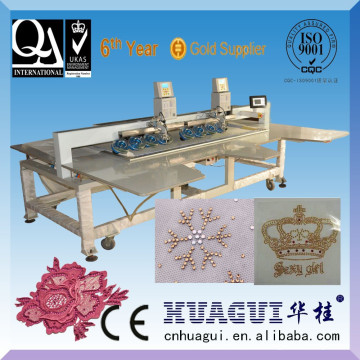 Máquina de motivo do HUAGUI industrial multi cor auto de strass cristal